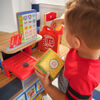 KidKraft - Prep and Deliver Deli Wooden Play Store with 25+ Accessories