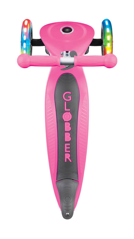 Primo Foldable Light-Up Scooter - Deep Pink