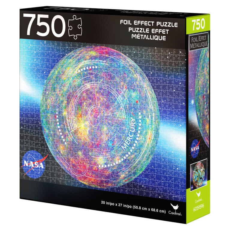 750-Piece NASA Jigsaw Puzzle with Foil Effect, Orion Nebula
