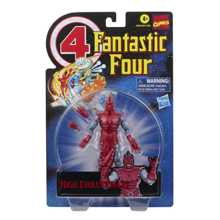 Hasbro Marvel Legends Series Retro Fantastic Four High Evolutionary 6-inch Action Figure Toy