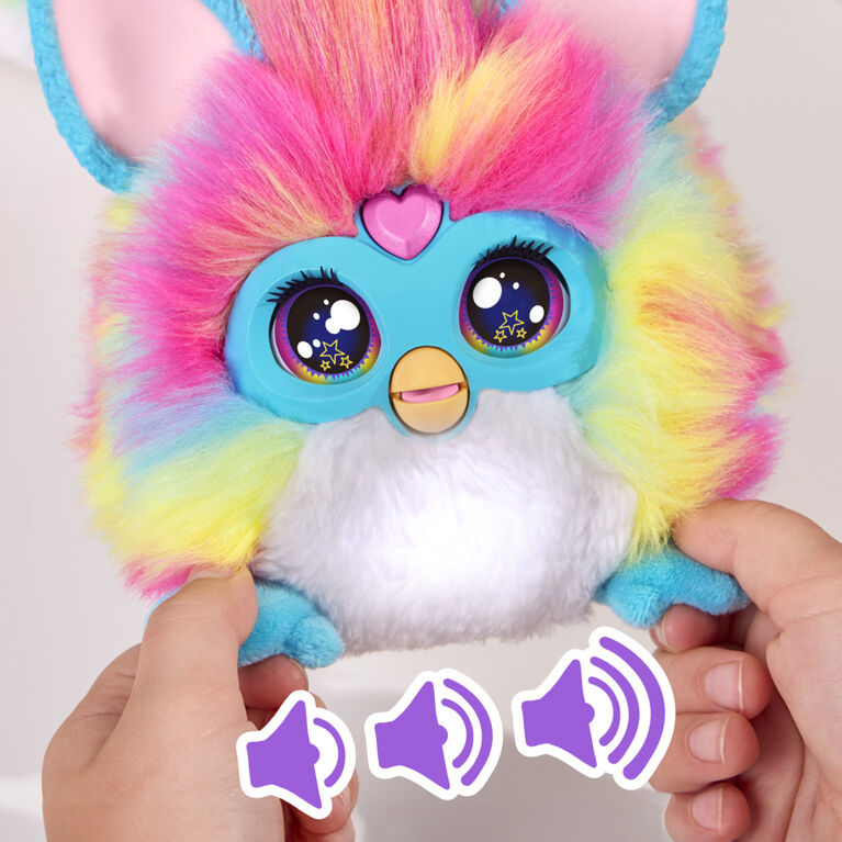 Furby DJ Furby, jouet interactif arc-en-ciel - Version Française Furby DJ Furby, jouet interactif arc-en-ciel - Version Française