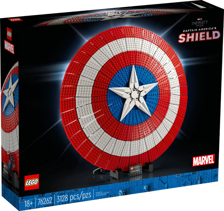 Bouclier de Capitaine America de Marvel, 24 pouces