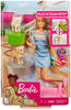 Barbie Play 'n' Wash Pets Playset with Blonde Barbie Doll and 3 Color-Change Animal Figures