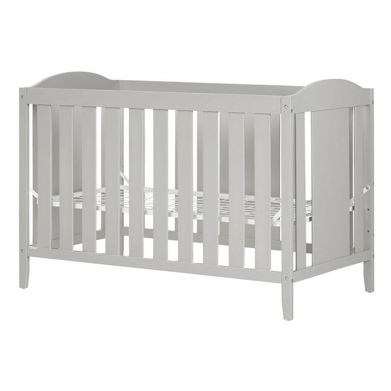 Angel Lit De Bebe Avec Barriere De Transition Gris Clair Toys R