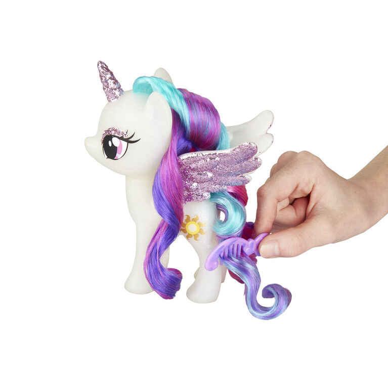 My Little Pony Jouet Princesse Celestia Figurine Scintillante