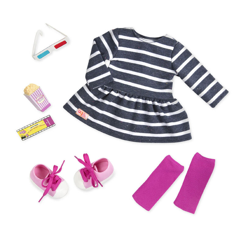 Our Generation, Theatre Threads, Movie Night Outfit for 18-inch Dolls