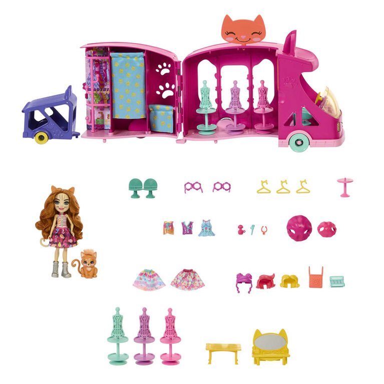 Enchantimals Doll and Accessories, Play set, Fashion Truck