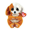 Ty Beanie Bellies - RUGGLES - Chien ventre marron/blanc