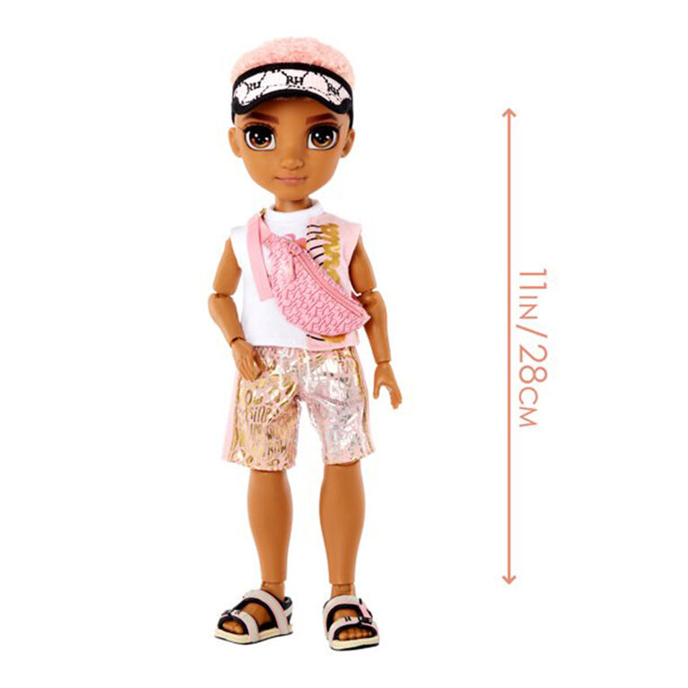 Rainbow High Pacific Coast Finn Rosado Fashion Doll