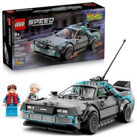 LEGO Speed Champions Time Machine from Back to the Future Building Toy for Kids, Ages 9+ - 77256