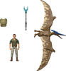 Jurassic World Rebirth Coffret figurines Dr Henry Loomis, Ptéranodon