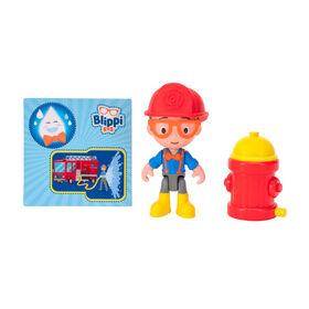 Figurines myst&egrave;re Blippi de luxe - th&egrave;me de pompier