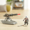 Star Wars Mission Fleet, Hover E-Web Cannon, The Mandalorian, figurine de 6 cm avec véhicule