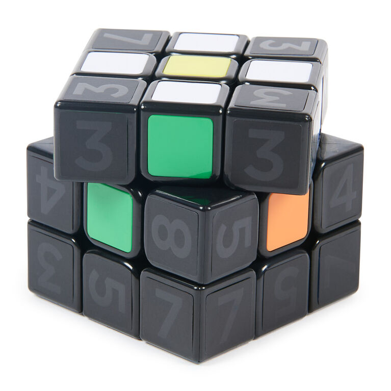 Rubik's, Cube d'apprentissage, Apprenez à résoudre un cube 3x3 avec des autocollants, un guide et des vidéos | Jeu à manipuler antistress | Cube à manipuler pour adultes