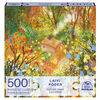 Spin Master Puzzles, Tucked Away 500-Piece Jigsaw Puzzle Artist Laivi Põder Floral Landscape Art with Poster