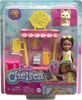 Barbie Chelsea Lemonade Stand Playset with Brunette Small Doll, Puppy, Stand & Accessories Barbie Chelsea Doll & Accessories, Lemonade Stand Playset with Brunette Small Doll, Puppy, Stand & Pieces