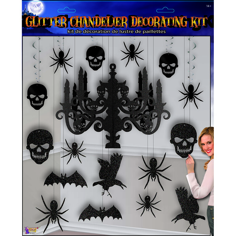 Glitter Chandelier Kit Halloween Décor