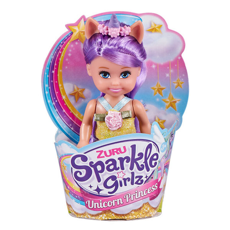 Zuru Sparkle Girlz Cupcake Unicorn Princess Doll (Styles May Vary)