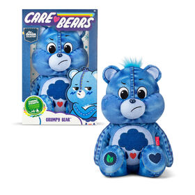 Care Bears 14" Plush Denim Edition (ECO Friendly) - Grumpy Bear - Notre exclusivité