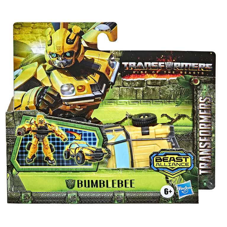 Transformers: Rise of the Beasts Movie, Beast Alliance, Battle Changers Bumblebee Action Figurep, 4.5 inch