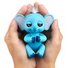 WowWee Fingerlings Baby Elephant - Gray (Blue) - Interactive Toy