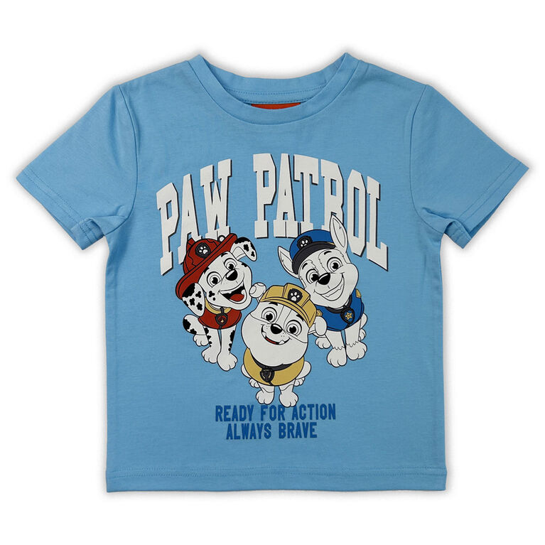 T-shirt &agrave; manches courtes Paw Patrol - Bleu 