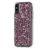 Étui rigide ajusté Karat de Case-Mate pour iPhone Xs/X, rose fleur ditsy