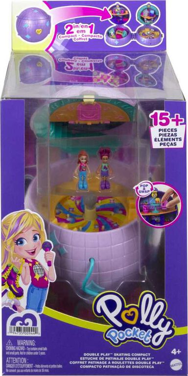Polly Pocket Double Play Skating Compact