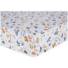 Ensemble de 2 draps-housses en microfibre pour lit de bébé Sammy & Lou - Palmiers Koala