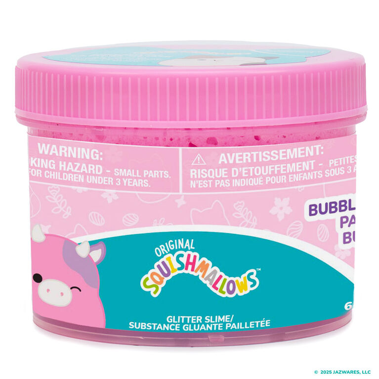 Original Squishmallows Patty the Cow Cloud Slime, Bubblegum Scented