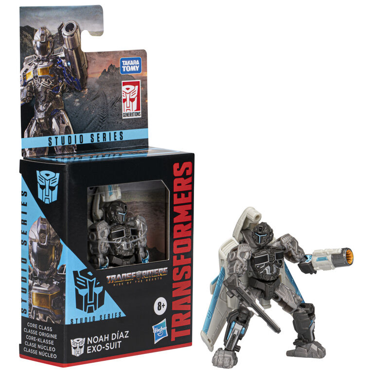 Transformers Studio Series Core Class Transformers: Rise of the Beasts Noah Díaz Exo-Suit 3.5 Inch Action Figure