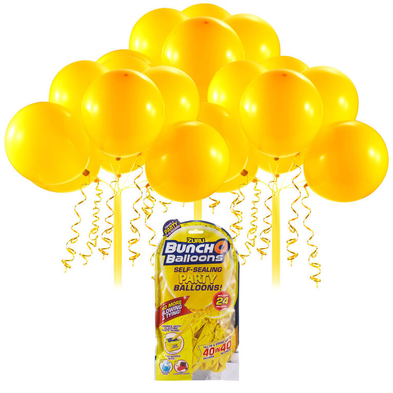 Bunch O Balloons 24 X 11 Inch Self Sealing Latex Party Balloons Yellow Toys R Us Canada