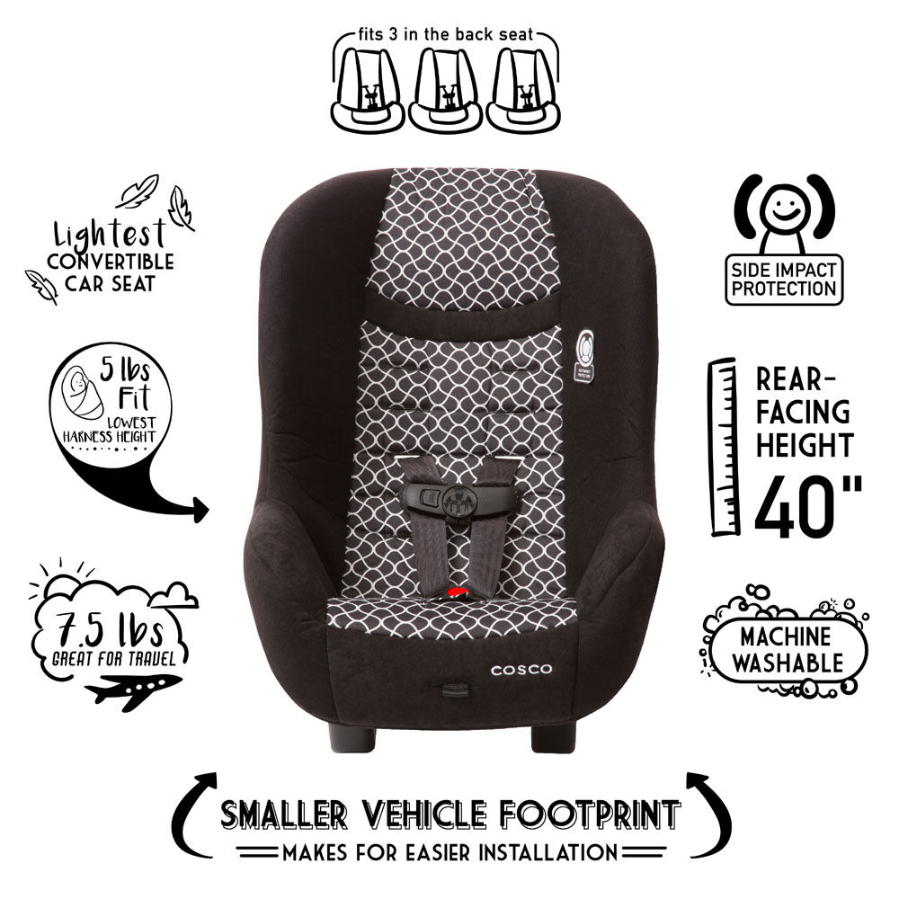 cosco 3 in one car seat