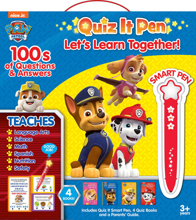 Quiz It Pen Set Paw Patrol English Edition Toys R Us Canada