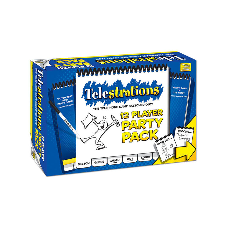 USAopoly Telestrations 12 Player: The Party Pack - English Edition