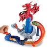Hot Wheels Dragon Blast Playset with 18 Cars.
