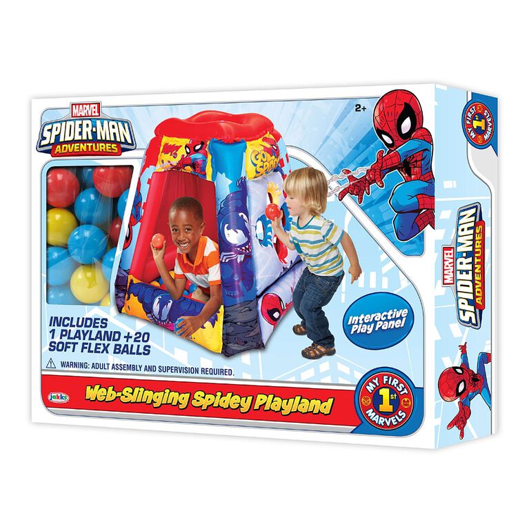 Spider-Man Superhero Adventures Playland with 20 Balls.