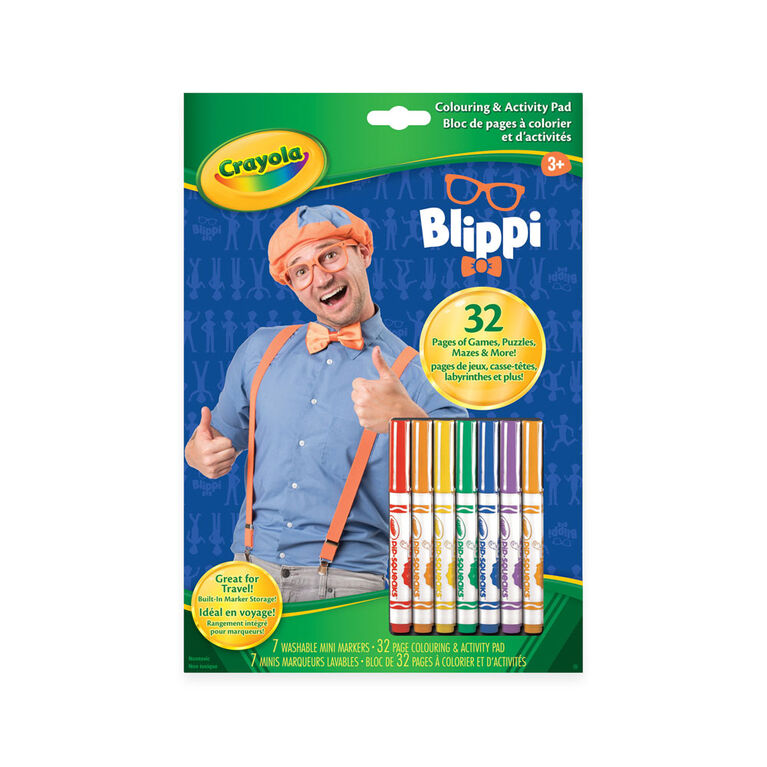 Bloc à colorier et d'activités, Blippi