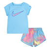 Ensemble de t-shirt et shorts Nike - Bleu