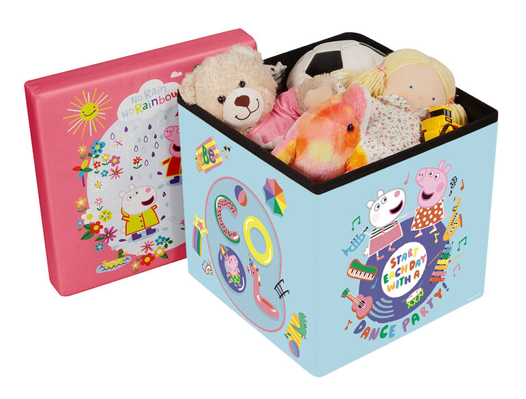 Cube de rangement de 15 pouces "Peppa Pig"