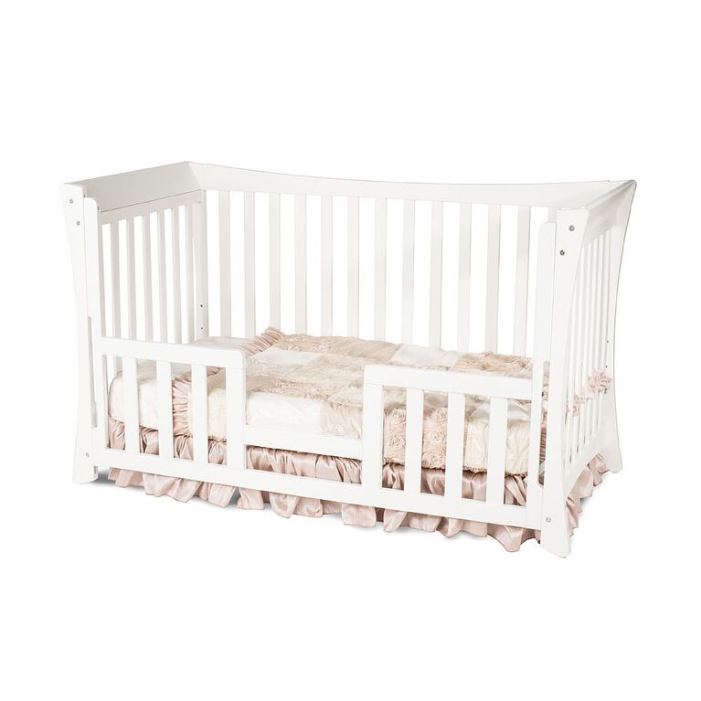 Child Craft Parisian 3 In 1 Convertible Crib Matte White