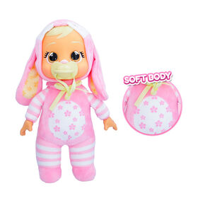 Cry Babies Tiny Cuddles Easter Lola - 9" Baby Doll | Pastel Easter Themed Bunny Pajamas