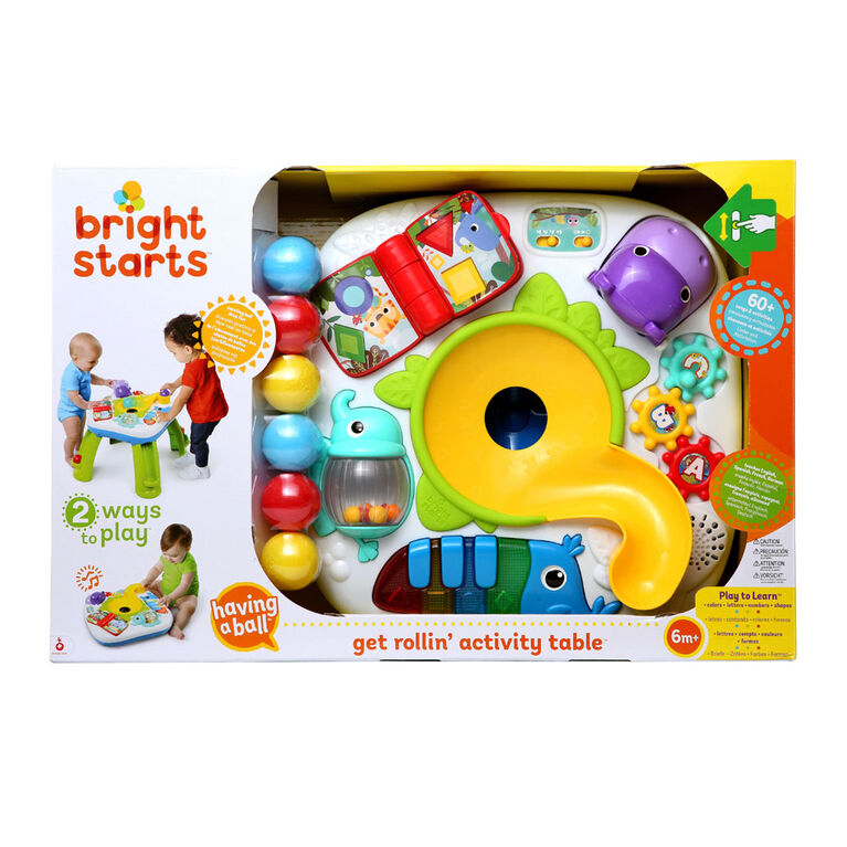 Bright Starts Having a Ball Get Rollin' Activity Table