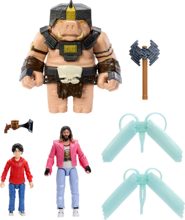 Minecraft Coffret figurines Une échappée bien pensée, 3 fig./4 acc.
