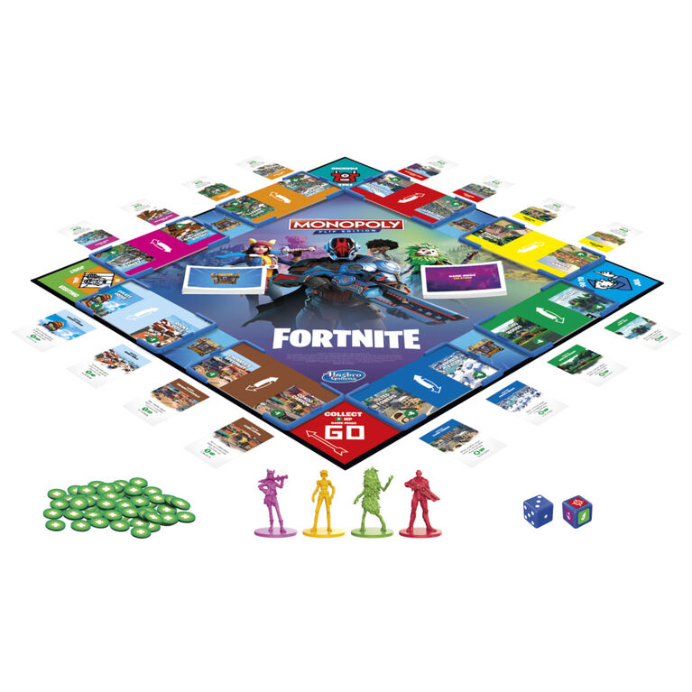 Jeu de plateau Monopoly Fortnite, Monopoly