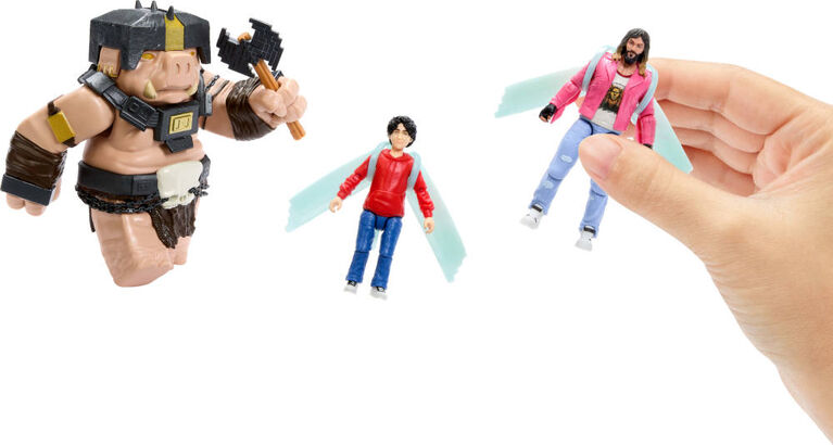 Minecraft Coffret figurines Une échappée bien pensée, 3 fig./4 acc.