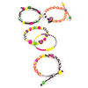 Make It Real - Neon Black And White Bracelet