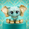 P.Lushes Designer Fashion Pets Bella L'Phante Limited Edition Elephant Stuffed Animal, Turquoise/Gold, 6"