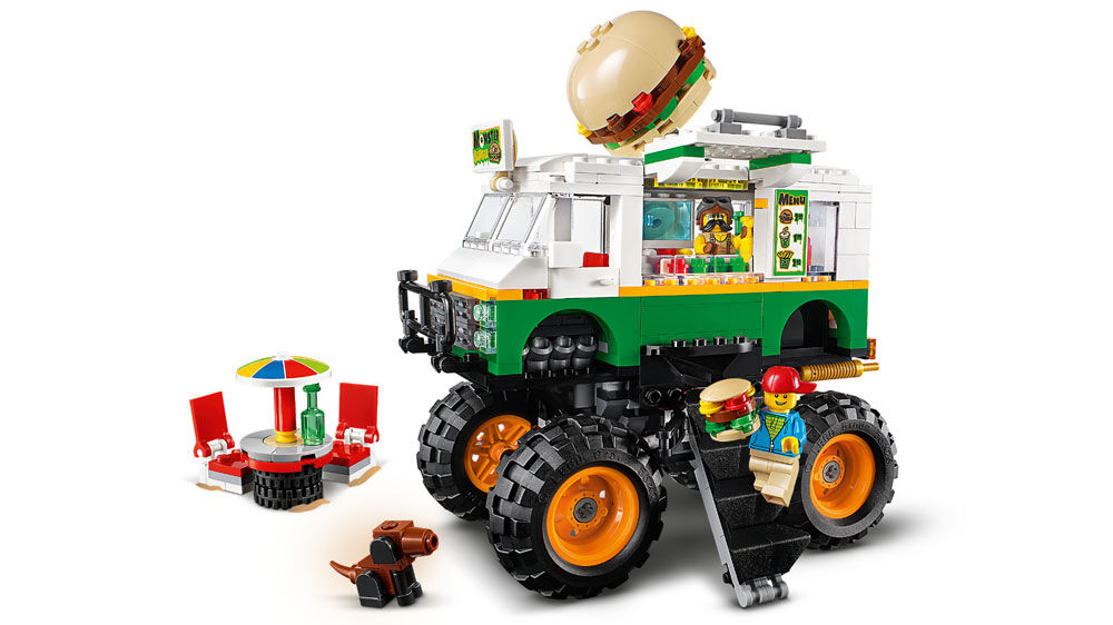 lego burger van