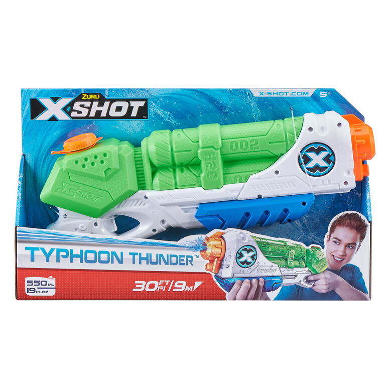 Pistolet à eau Typhoon Thunder pour Guerre d'eau X-Shot par ZURU